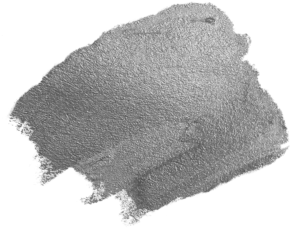 Silver Metallic Brushstroke	